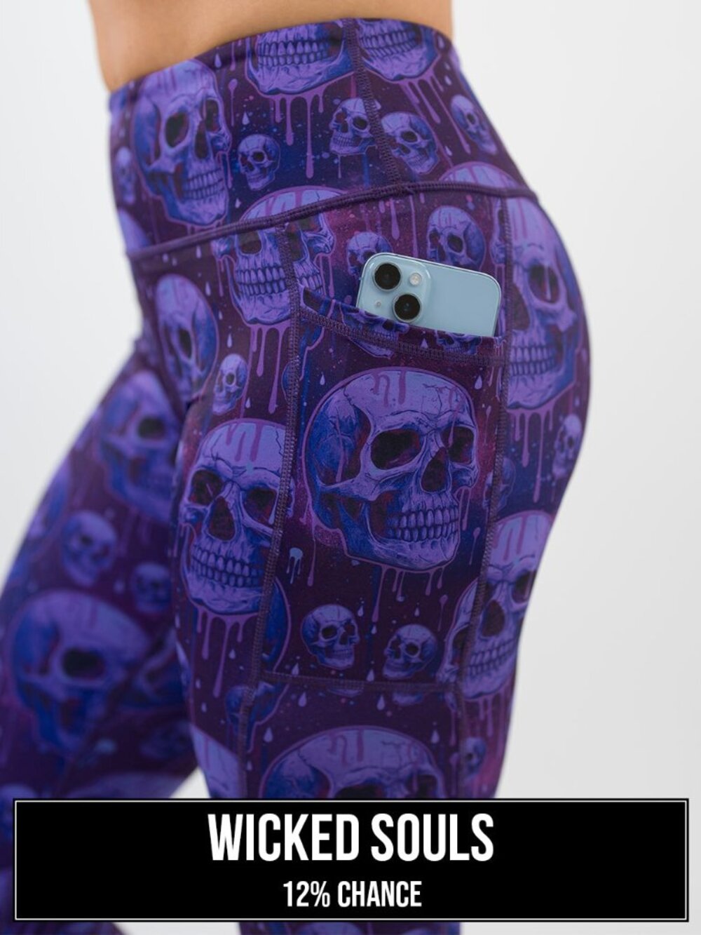 Medium Constantly Varied Gear CVG Sealed Series Skulls Leggings SURPRISE PRINT - Picture 11 of 16